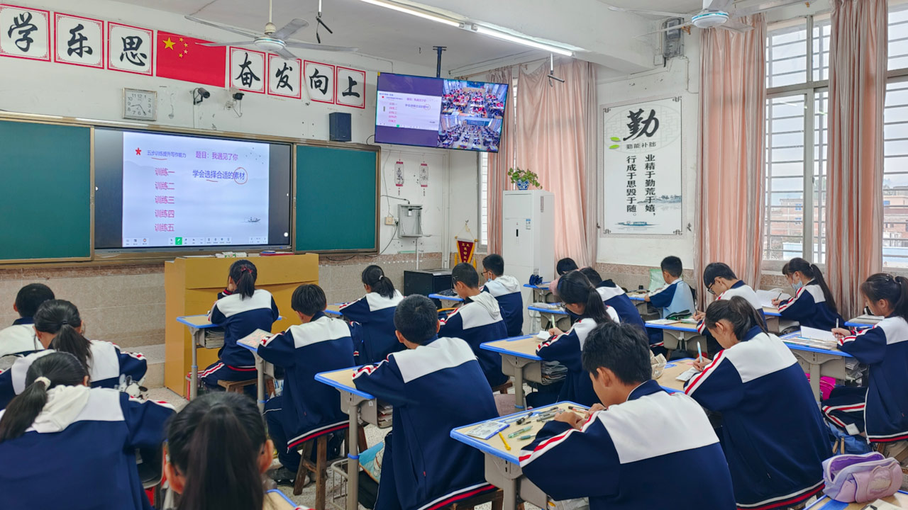 “5G+專遞課堂”，促進教育幫扶提質